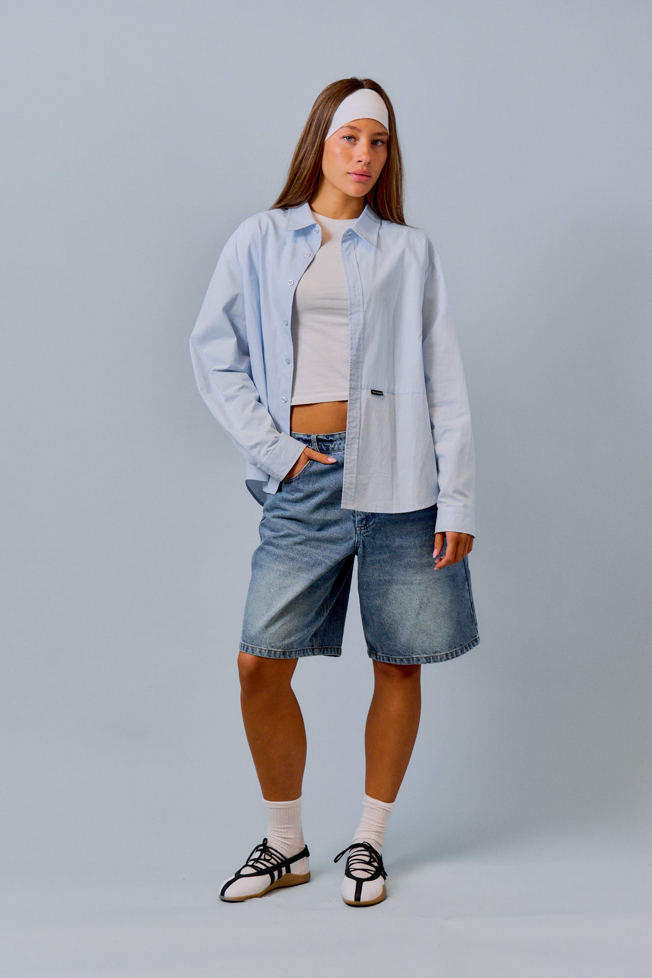 Light Blue Logo Shirt