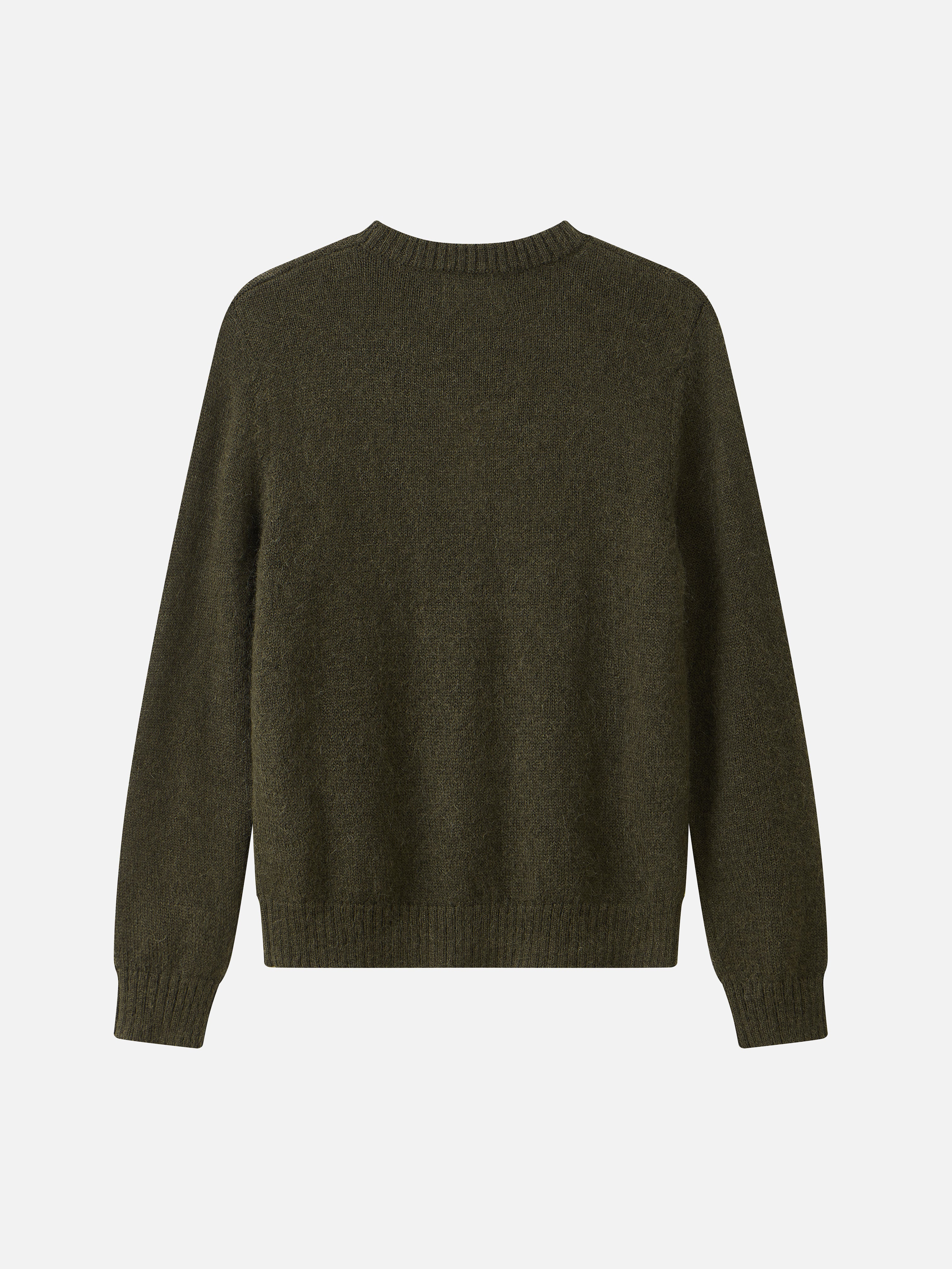 Mohair Blend Pullover 'Olive'