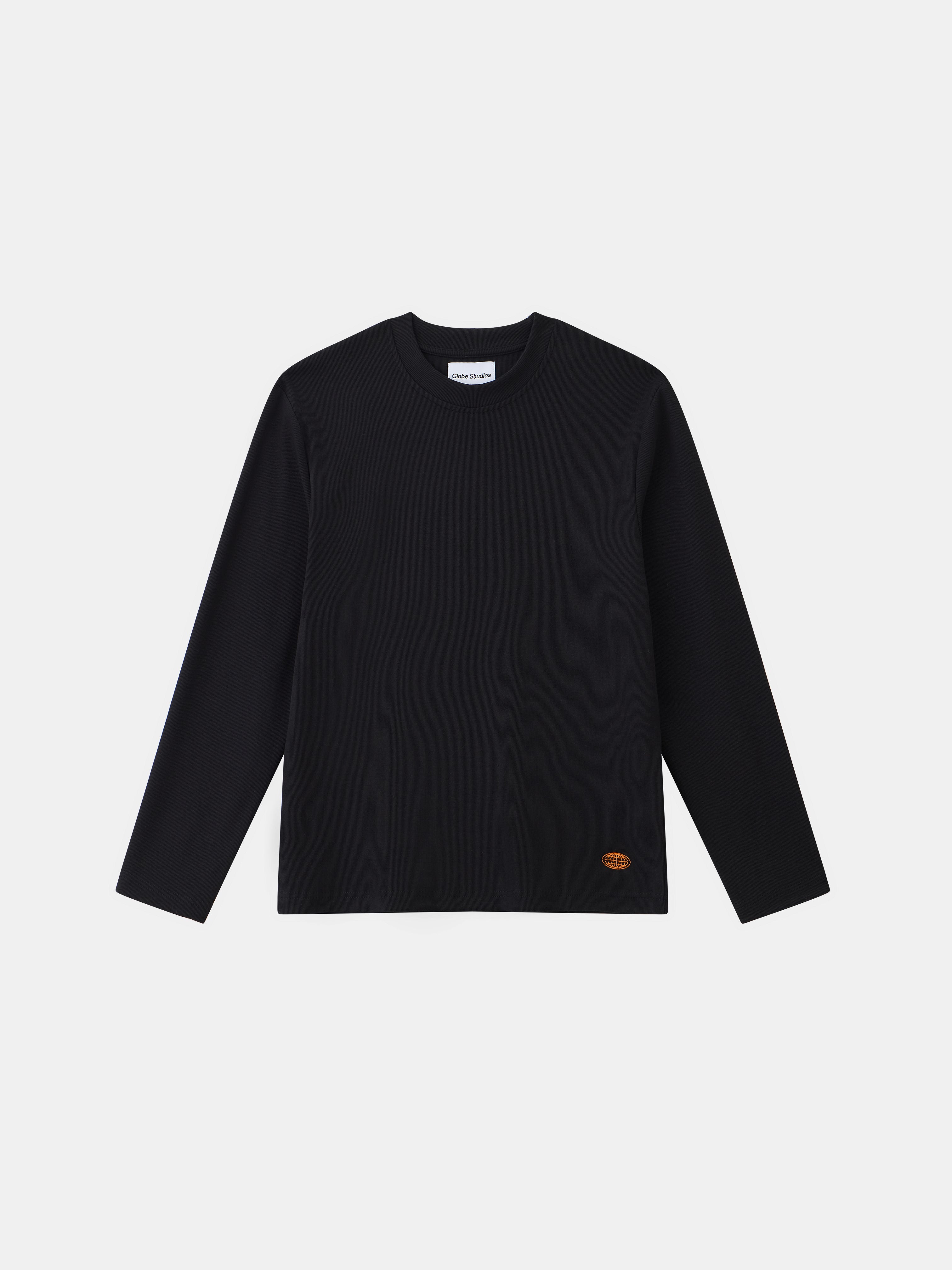 Rib Long Sleeve 'Black'