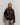 Raw Denim Zip Jakke 'Brown'
